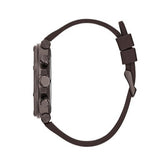 Guess Edge Chronograph Brown Dial Brown Leather Strap Watch For Men - GW0492G2 Authentic Buy Shop Now