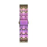 Guess Sparkler Silver Dial Purple Steel Strap Watch For Women - GW0111L5 Authentic Buy Shop Now