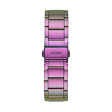 Guess Phoenix Chronograph Crystals Silver Dial Pink Steel Strap Watch For Women - GW0104L4 Authentic Buy Shop Now