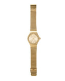 Michael Kors Lennox Three-Hand Gold Dial Gold Mesh Bracelet Watch For Women - MK7335 Authentic Buy Shop Now