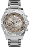 Guess Jolt Chronograph Grey Dial Silver Steel Strap Watch for Men - W0377G1 Authentic Buy Shop Now
