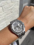 Guess Heiress Multifunction Diamonds Silver Dial Silver Steel Strap Watch for Women - GW0440L1 Authentic Buy Shop Now
