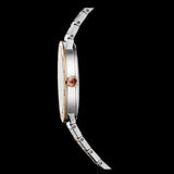 Bvlgari Lady Quartz Diamonds Grey Dial Two Tone Steel Strap Watch for Women - BVLGARI103067 Authentic Buy Shop Now