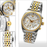 Emporio Armani Classic White Dial Two Tone Steel Strap Watch for Men - AR11603 Authentic Buy Shop Now