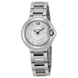 Cartier Ballon Bleu de Cartier Diamonds Silver Dial Silver Steel Strap Watch for Women - WE902073 Authentic Buy Shop Now