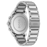 Hugo Boss Trace Chronograph Quartz Blue Dial Silver Steel Strap Watch For Men - 1514007 Authentic Buy Shop Now