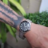 Michael Kors Cunningham Multifunction Black Dial Silver Steel Strap Watch For Men - MK7156 Authentic Buy Shop Now