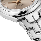 Tag Heuer Link Quartz Brown Dial Silver Steel Strap Watch for Women - WBC131E.BA0649 Authentic Buy Shop Now