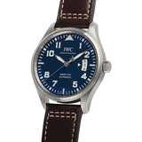 IWC Pilots Watch Mark XVII Edition Le Petit Prince Blue Dial Brown Leather Strap Watch for Men - IW326506 Authentic Buy Shop Now