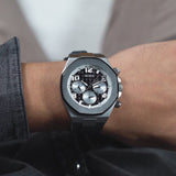 Guess Empire Chronograph Black Dial Black Silicon Strap Watch For Men - GW0583G1 Authentic Buy Shop Now