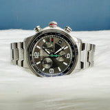 Gucci G Timeless Chronograph Grey Dial Silver Steel Strap Watch For Men - YA126238 Authentic Buy Shop Now