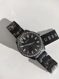 Guess Sparkler Diamonds Black Dial Black Steel Strap Watch for Women - GW0111L4 Authentic Buy Shop Now