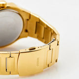 Guess Duke Glitz Crystals Gold Dial Gold Steel Strap Watch For Men - GW0576G2 Authentic Buy Shop Now