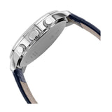 Guess Horizon Chronograph Quartz Black Dial Blue Leather Strap Watch For Men - W0380G3 Authentic Buy Shop Now