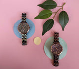 Fossil Jacqueline Brown Dial Brown Steel Strap Watch for Women - ES4275 Authentic Buy Shop Now