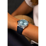 Breitling Super Chronomat Automatic 38 Diamonds Blue Dial Blue Rubber Strap Watch for Women - A17356531C1S1 Authentic Buy Shop Now