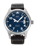 IWC Pilots Watch Mark XVII Edition Le Petit Prince Blue Dial Brown Leather Strap Watch for Men - IW326506 Authentic Buy Shop Now