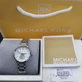 Michael Kors Portia Quartz Silver Dial Silver Steel Strap Watch For Women - MK3837 Authentic Buy Shop Now