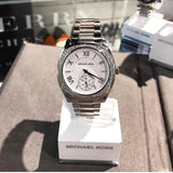 Michael Kors Bryn Quartz Silver Dial Silver Steel Strap Watch For Women - MK6133 Authentic Buy Shop Now