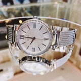 Guess Soho Silver DIal Stainless Steel Mesh Bracelet Watch For Women - W0638L1 Authentic Buy Shop Now