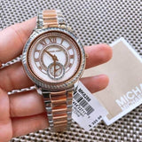 Michael Kors Madelyn Silver Dial Two Tone Steel Strap Watch for Women - MK6288 Authentic Buy Shop Now