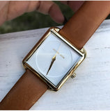 Michael Kors Lake White Dial Brown Leather Strap Watch For Women - MK2584 Authentic Buy Shop Now