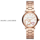 Marc Jacobs Classic White Dial Rose Gold Steel Strap Watch for Women - MJ3592 Authentic Buy Shop Now