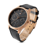 Tommy Hilfiger Damon Quartz Black Dial Black Leather Strap Watch for Men - 1791419 Authentic Buy Shop Now