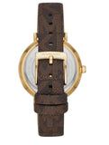 Michael Kors Jayne Three Hand Gold Dial Brown Leather Strap Watch For Women - MK7129 Authentic Buy Shop Now