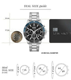 Hugo Boss Troper Chronograph Black Dial Silver Steel Strap Watch For Men - 1514101 Authentic Buy Shop Now