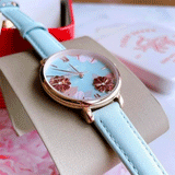 Fossil Jacqueline Multi Colored Dial Blue Leather Strap Watch for Women - ES4813 Authentic Buy Shop Now