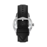 Fossil Townsman Automatic Skeleton Blue Dial Black Leather Strap Watch for Men - ME3200 Authentic Buy Shop Now