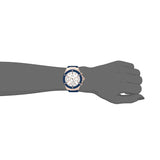 Guess Athena White Dial White Dial Blue Rubber Strap Watch For Women - GW0030L5 Authentic Buy Shop Now