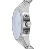 Michael Kors Hutton Chronograph Blue Dial Blue Steel Strap Watch For Men - MK8952 Authentic Buy Shop Now