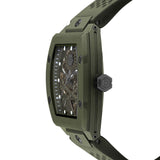 Philipp Plein The Skeleton Green Dial Green Silicone Strap Watch for Men- PWVBA0223 Authentic Buy Shop Now