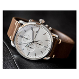 Fossil The Commuter White Dial Brown Leather Strap Watch for Men - FS5402 Authentic Buy Shop Now