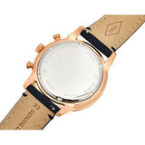 Fossil Townsman Chronograph Blue Dial Blue Leather Strap Watch for Men - FS5436 Authentic Buy Shop Now