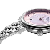 Tissot T Classic Carson Premium Pink Dial Silver Steel Strap Watch for Women - T122.210.11.159.00 Authentic Buy Shop Now