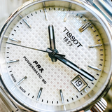 Tissot PRX Powermatic 80 White Dial Silver Steel Strap Watch for Men - T137.207.11.111.00 Authentic Buy Shop Now