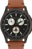Gucci G-Timeless Chronograph Black Dial Brown Leather Strap Watch For Men - YA126271 Authentic Buy Shop Now