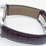 Tissot Automatics III Steel White Dial Brown Leather Strap Watch For Men - T065.430.16.031.00 Authentic Buy Shop Now