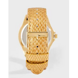 Guess Limelight Quartz Gold Dial Gold Leather Strap Watch For Women - W0775L13 Authentic Buy Shop Now