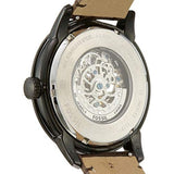 Fossil Townsman Automatic Black Dial Brown Leather Strap Watch for Men - ME3155 Authentic Buy Shop Now
