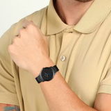Fossil The Minimalist Black Dial Black Steel Strap Watch for Men - FS5308 Authentic Buy Shop Now