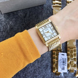 Guess White Dial Gold Mesh Bracelet Watch For Women - W0826L2 Authentic Buy Shop Now