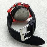 Armani Exchange Outerbanks Chronograph Black Dial Black Silicone Strap Watch For Men - AX1338 Authentic Buy Shop Now