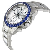 Tissot V8 Quartz T Sport Chronograph White Dial Silver Steel Strap Watch For Men - T106.417.11.031.00 Authentic Buy Shop Now