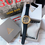 Guess Cosmic Multifunction Black Dial Black Silicone Strap Watch For Women - GW0466L1 Authentic Buy Shop Now