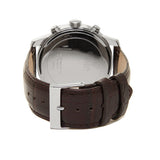 Guess Horizon Chronograph White Dial Brown Leather Strap Watch For Men - W0380G2 Authentic Buy Shop Now