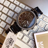 Michael Kors Parker Chronograph Grey Dial Grey Steel Strap Watch For Women - MK6265 Authentic Buy Shop Now